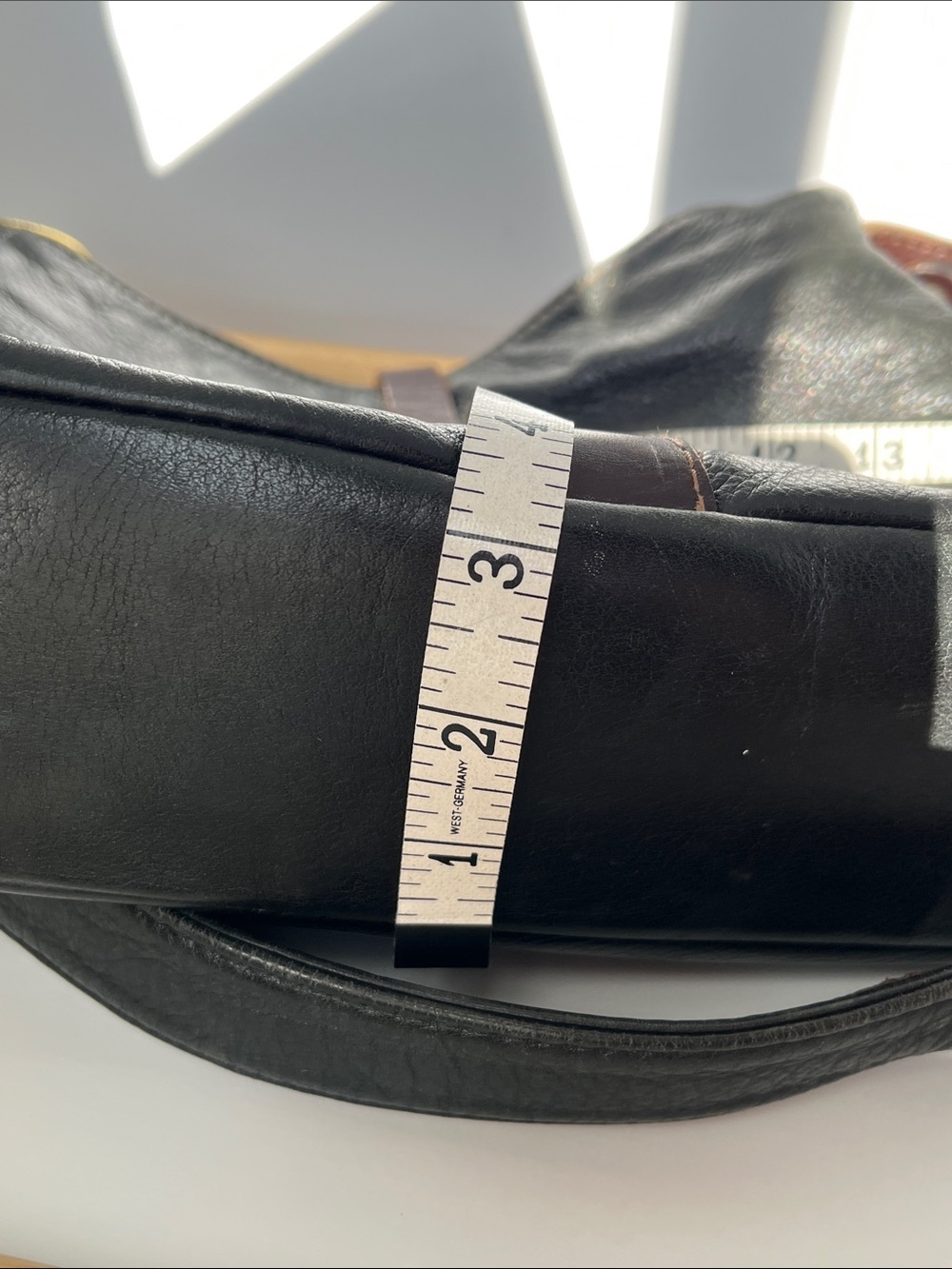Coronado Leather Black Brown Concealed Carry Crossbody Shoulder Bag CCW Purse - Picture 13 of 14